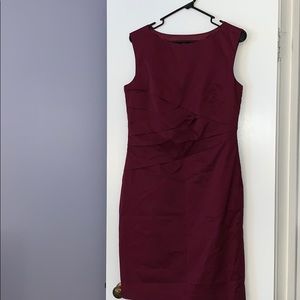 Ann Taylor Burgundy Dress